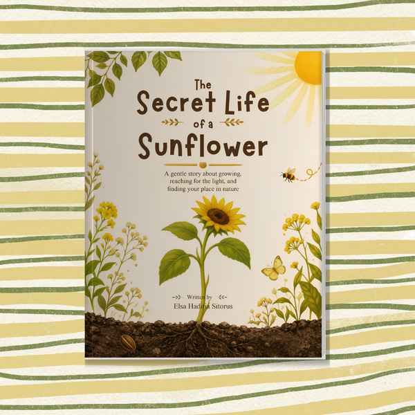 The Secret Life of a Sunflower illustrated nature storybook